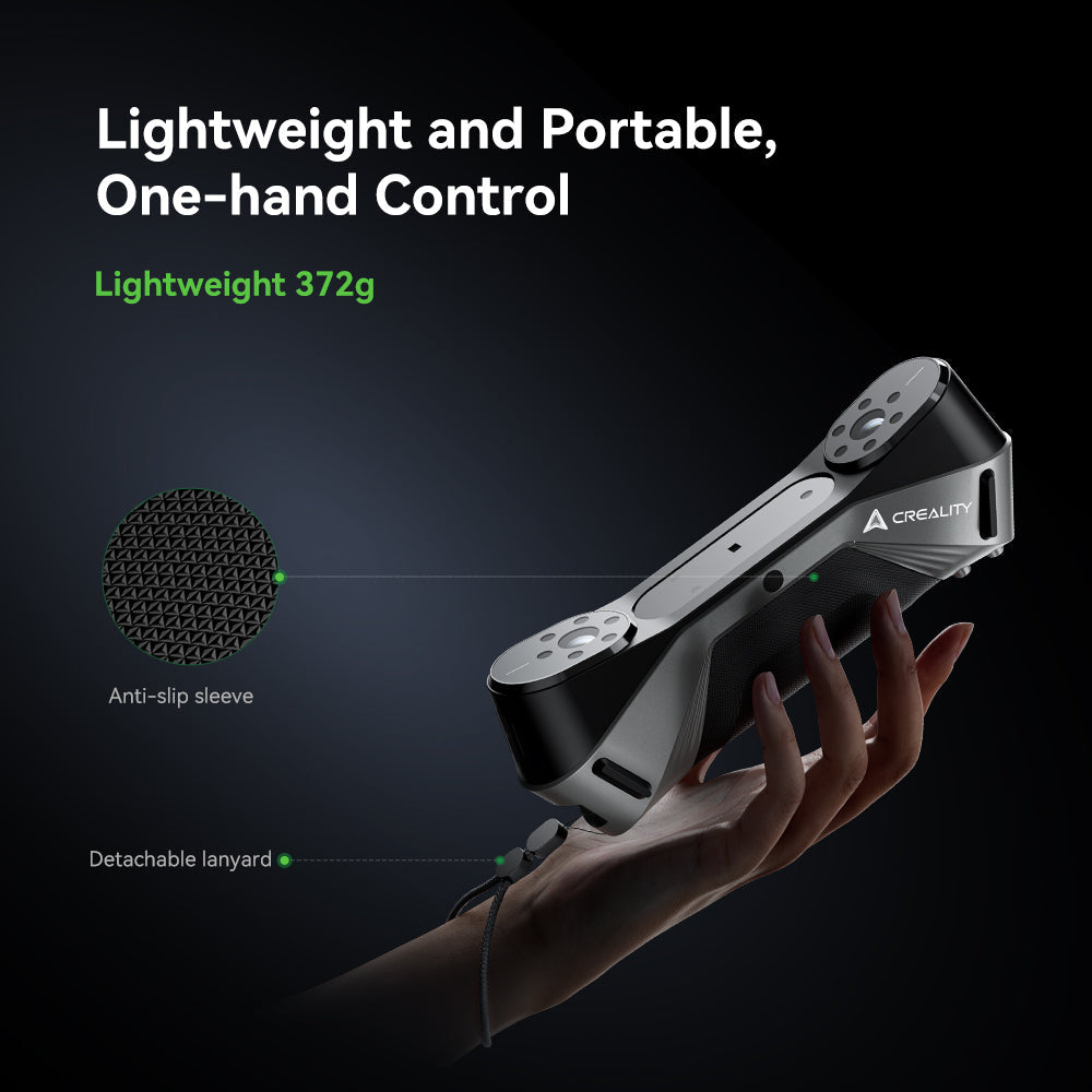 CR-Scan Raptor 3D Scanner with 7 Blue Laser Lines and Metrology Accuracy