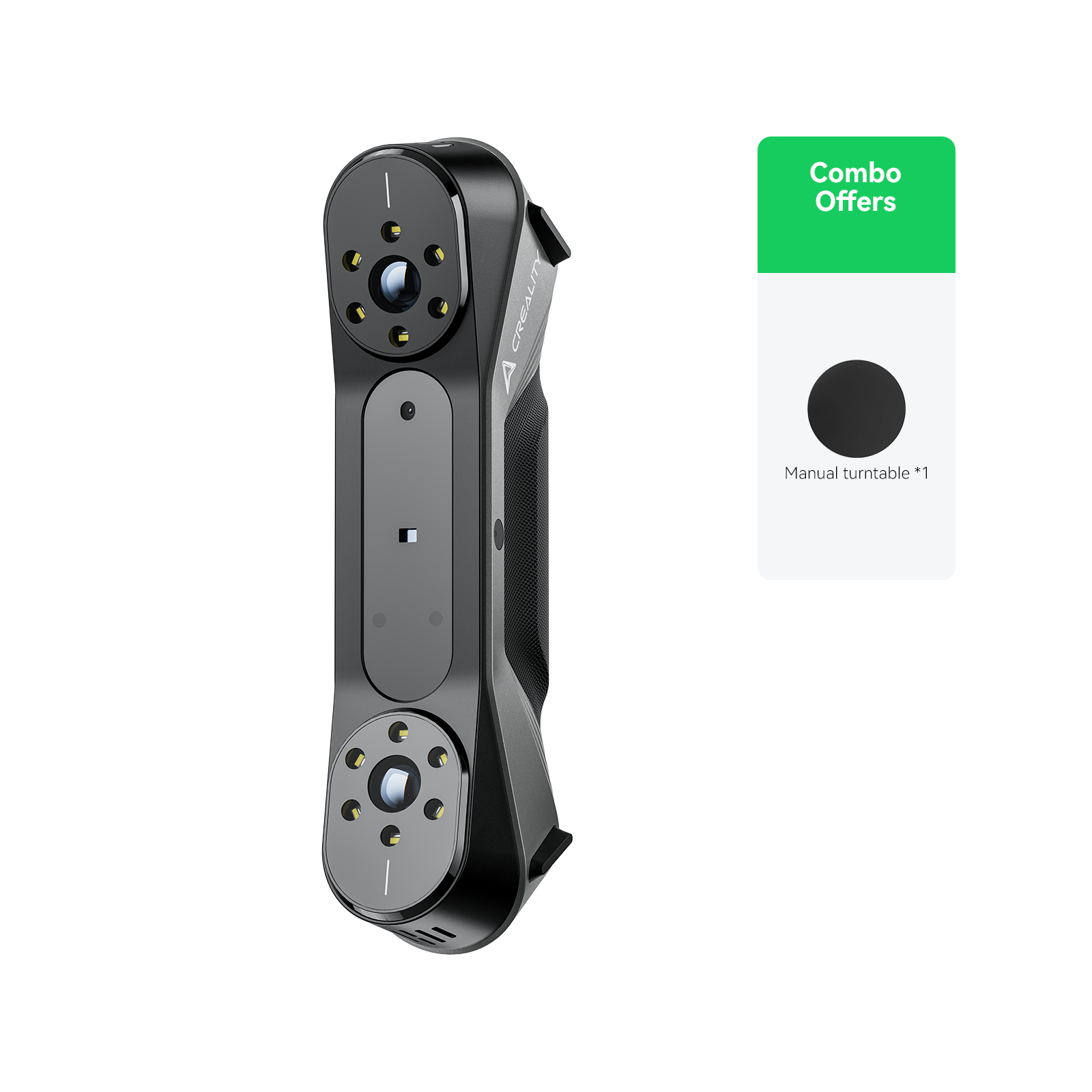 CR-Scan Raptor 3D Scanner with 7 Blue Laser Lines and Metrology Accuracy