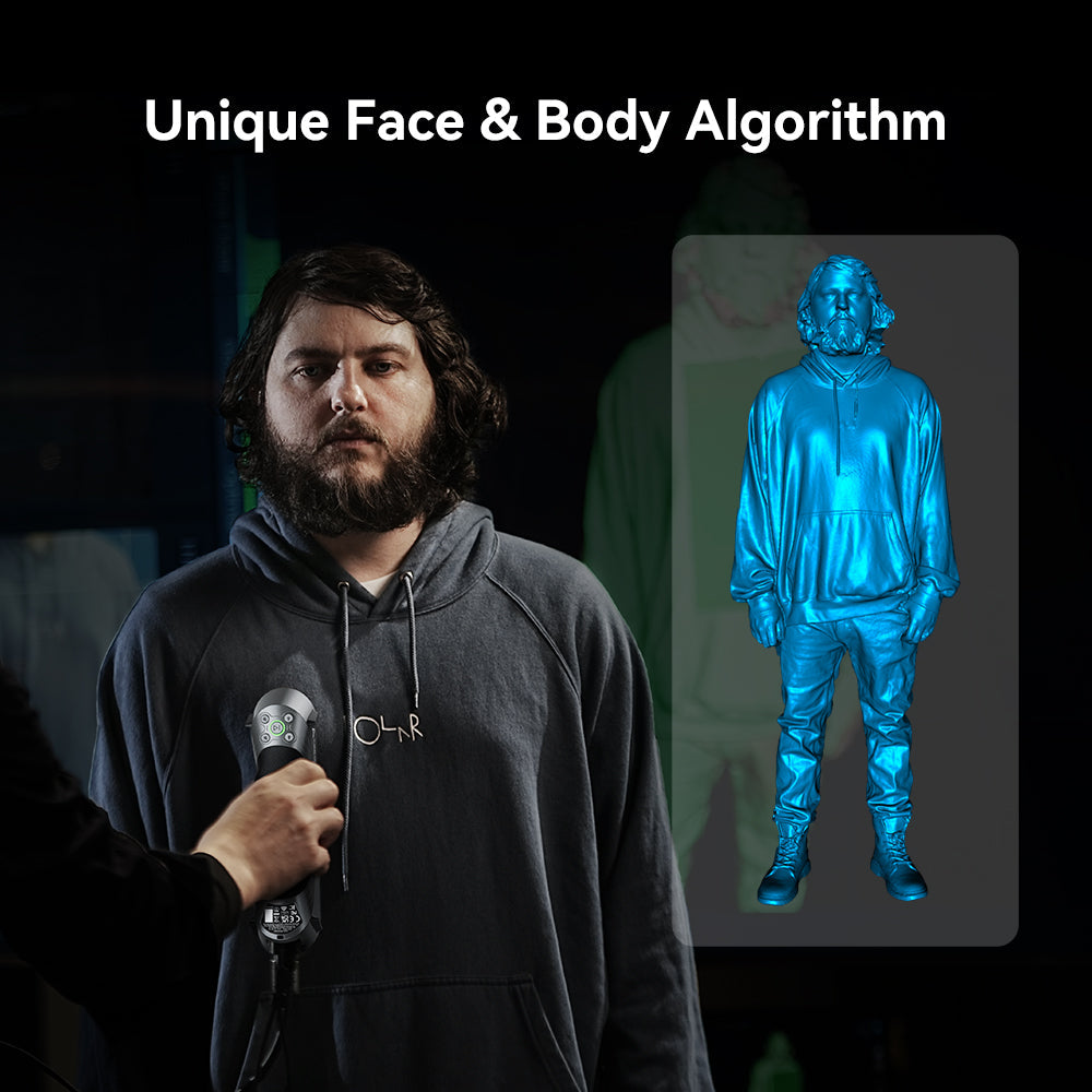 CR-Scan Raptor 3D Scanner with 7 Blue Laser Lines and Metrology Accuracy