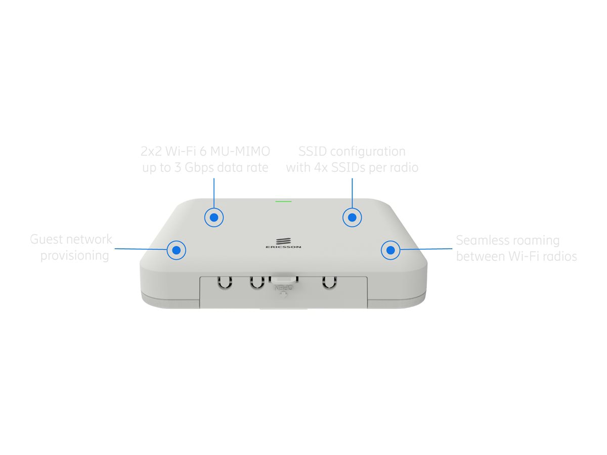 CRADLEPOINT AP2600 Wi-Fi 6 Access Point with 1-Year NetCloud Essentials Plan for SMBs