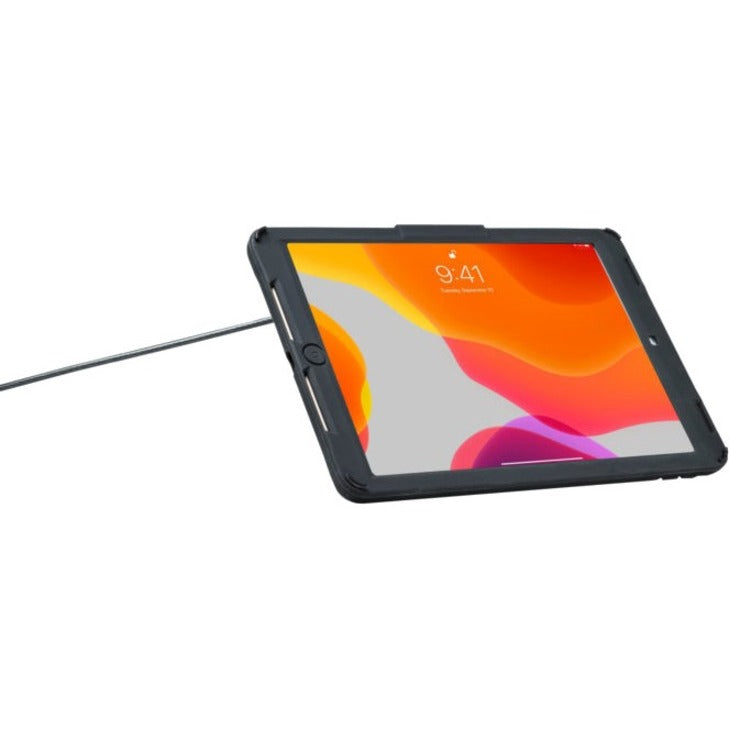 CTA Digital Security Case with Kickstand and Anti-Theft Cable for iPad 10.2 7th/ 8th/ 9th Gen PAD-SCKT10