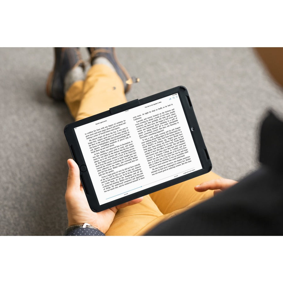 CTA Digital Security Case with Kickstand and Anti-Theft Cable for iPad 10.2 7th/ 8th/ 9th Gen PAD-SCKT10