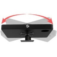 CTA Digital VESA-Compatible Rotary Ball-Head Adjusting Mount with Universal Security Enclosure (Black) PAD-PARABRH