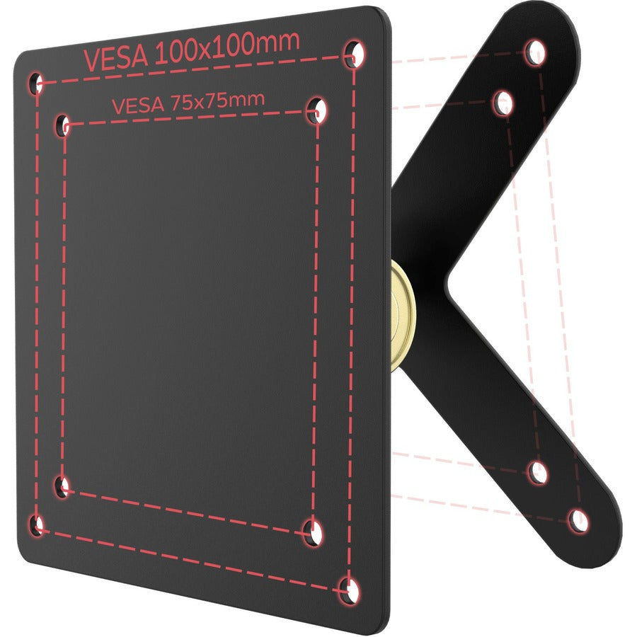 CTA Digital VESA-Compatible Rotary Ball-Head Adjusting Mount with Universal Security Enclosure (Black) PAD-PARABRH