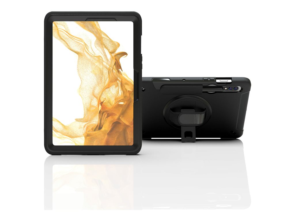 CTA - Protective case for tablet - built-in 360ï¿½ rotatable grip kickstand - for Samsung Galaxy Tab S7 FE, Tab S7+, Tab