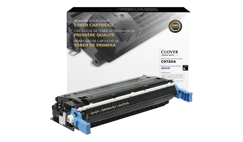 CTG Remanufactured Laser Toner Cartridge - Alternative for HP 641A (C9720A) - Black - 1 Each 200165P