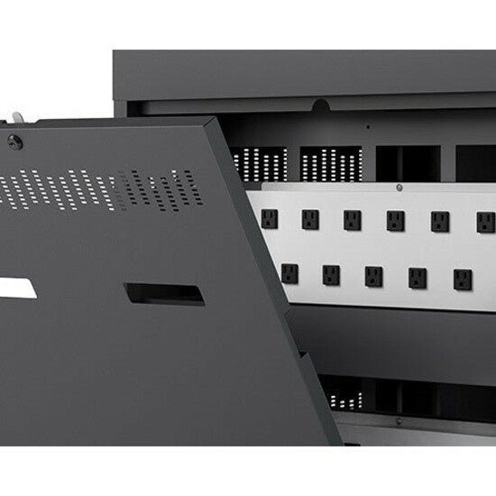 CUBE Cart Mini - Compact Charging Station for 20 iOS Devices | Bretford TVCM20PAC-GRA