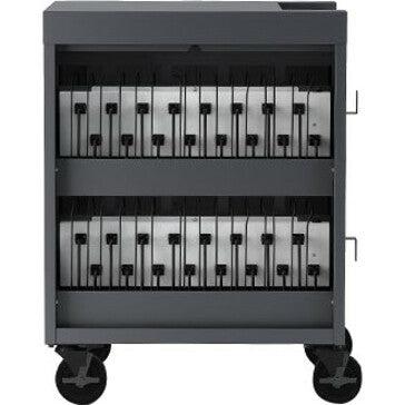 CUBE Cart Mini - Compact Charging Station for 20 iOS Devices | Bretford TVCM20PAC-GRA
