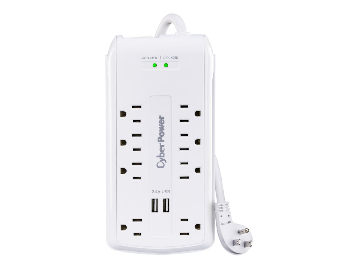 CYBERPOWER 600V Surge Protector with 6 ft Cord NEMA 5-15P Plug
