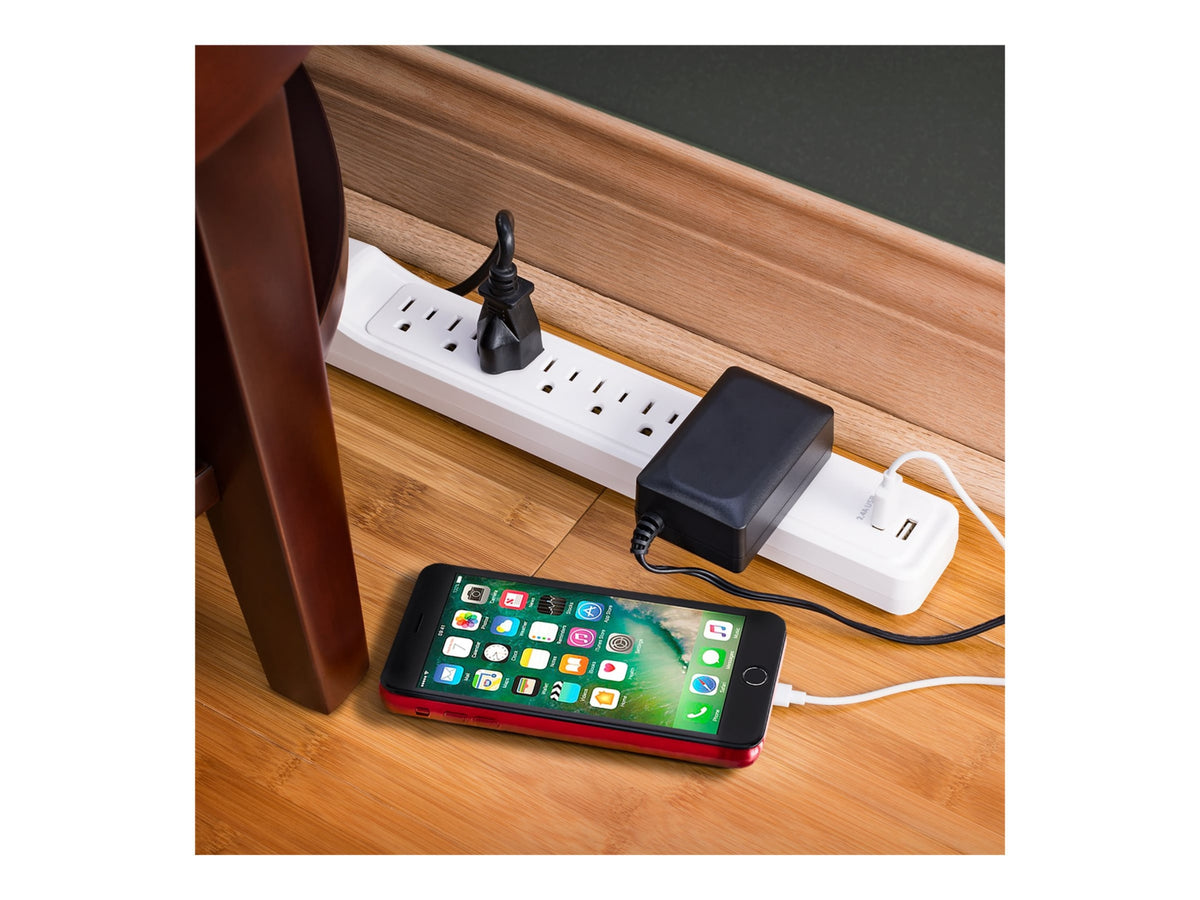 CYBERPOWER 7-Outlet Surge Protector 2000J for Home & Office P704URC1