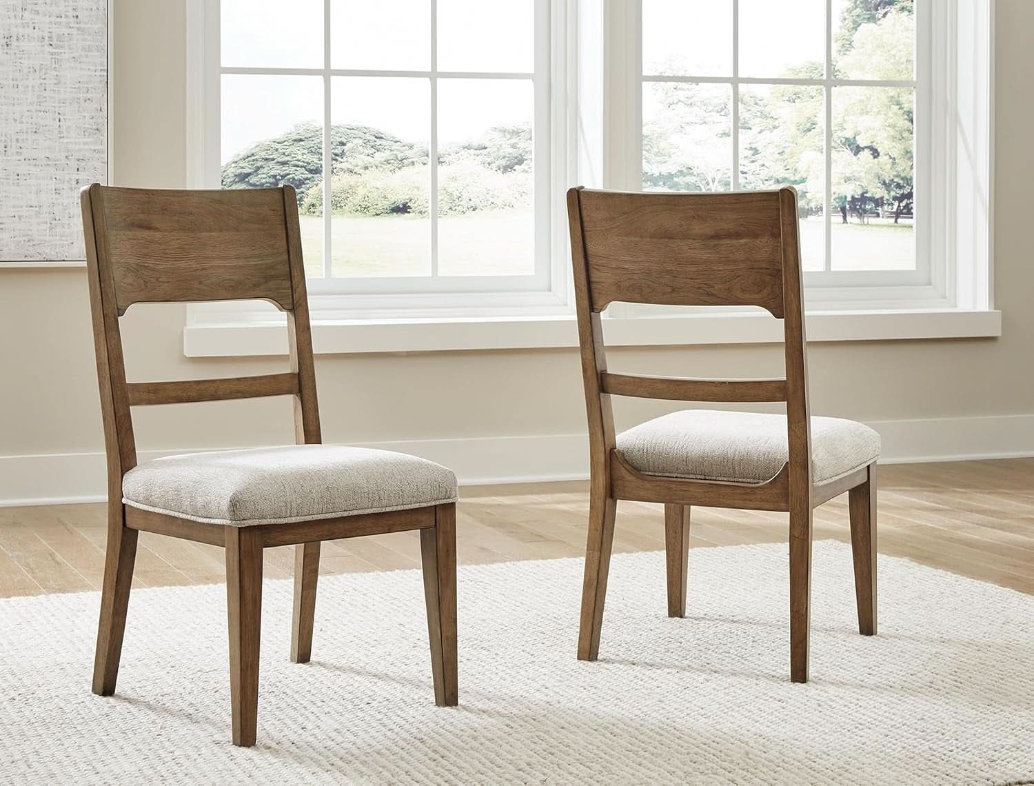 Cabalynn Traditional Dining Chair Set, 2 Chairs, Brown