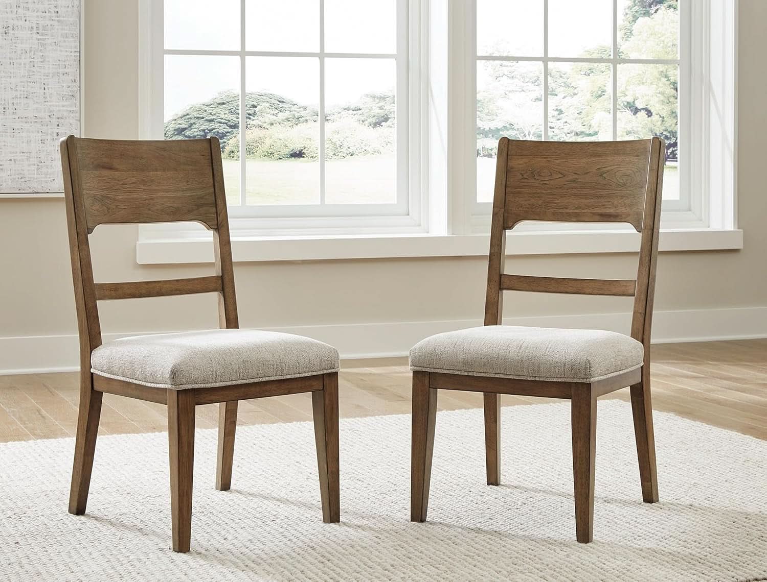 Cabalynn Traditional Dining Chair Set, 2 Chairs, Brown