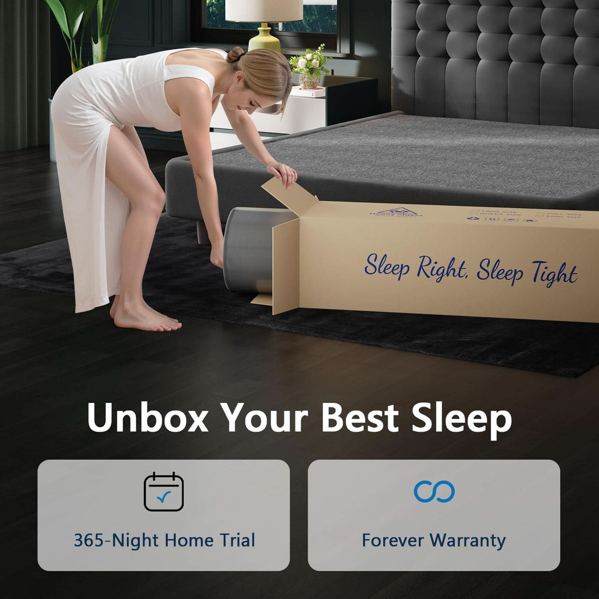 California King GelInfused Memory Foam Hybrid Mattress