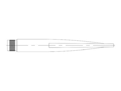 Cambium Networks - Antenna - tri-band, 2.4/5/6 GHz - Wi-Fi - 5.5 dBi (for 5 GHz), 4.4 dBi (for 2.4 MHz), 5.5 dBi (for 6 GHz) ANT-OM-1X1-05