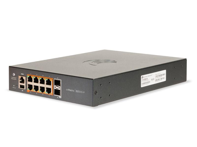 Cambium Networks cnMatrix EX1010-P PoE+ Switch for SMB Networking
