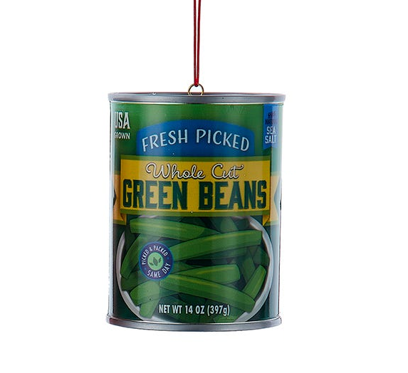 Can of Cut Green Beans - Ornament