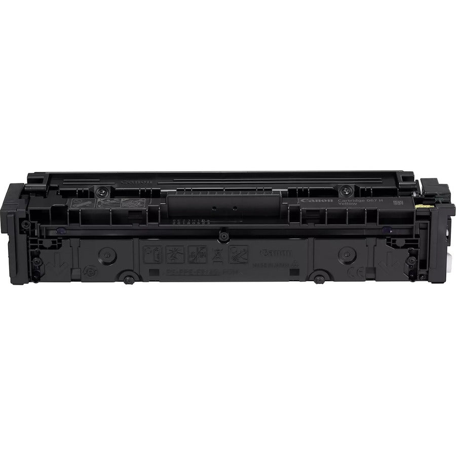 Canon 067 Original High Yield Laser Toner Cartridge - Yellow - 1 Pack - 2350 Pages