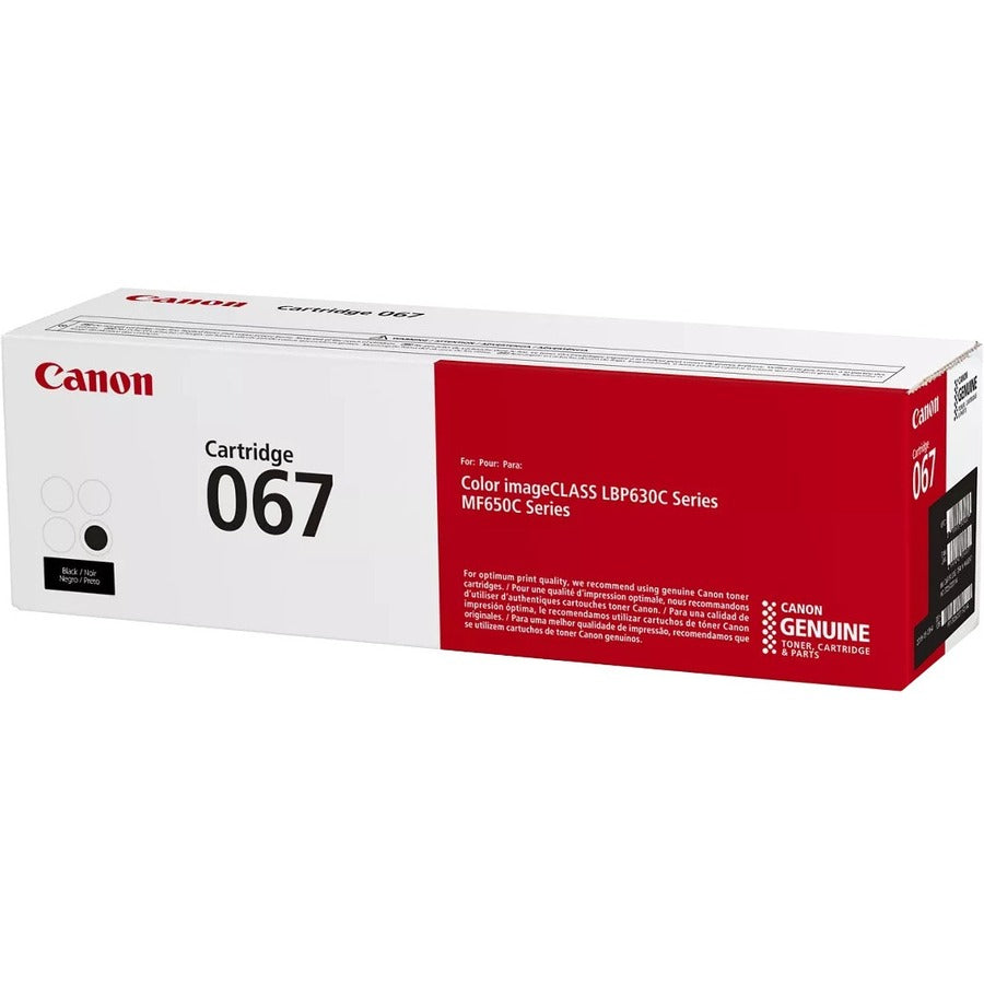 Canon 067 Original Standard Yield Laser Toner Cartridge - Black - 1 Pack - 1350 Pages