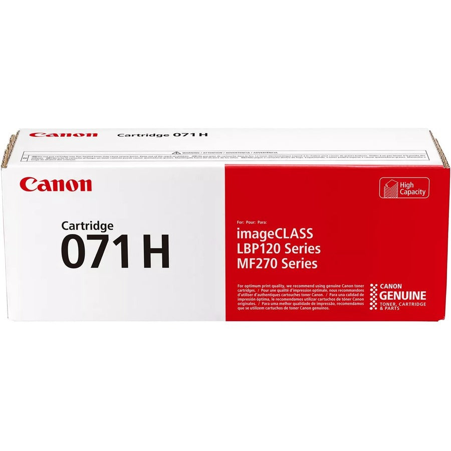 Canon 071H Original High Yield Laser Toner Cartridge - Black - 1 Pack - 2500 Pages