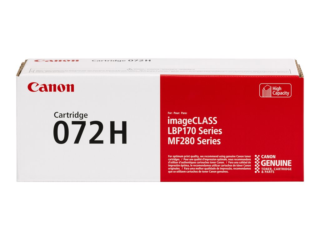 Canon 072 H - High Capacity - black - original - box - toner cartridge - for P/N: 6353C004, 6354C005, 6354C011, 6354C019 5648C001