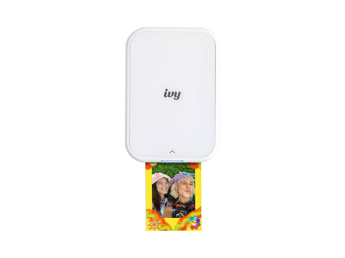 Canon IVY 2 Mini Photo Printer Pure White – Portable Bluetooth Zink Printer