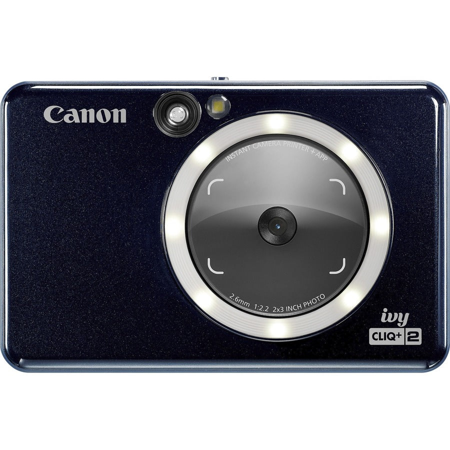 Canon IVY CLIQ+2 8 Megapixel Instant Digital Camera - Midnight Navy - Autofocus - Optical