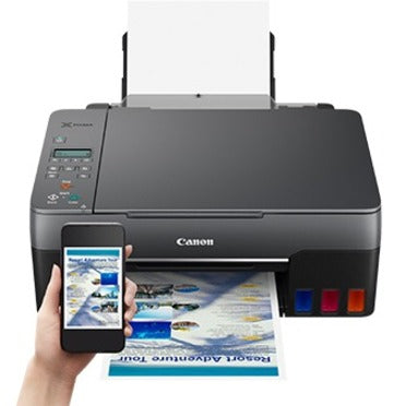 Canon PIXMA G3260 Wireless Inkjet Multifunction Printer-Color-Copier/Scanner-4800x1200 Print-100 sheets Input-Color Scanner-600 Optical Scan-Wireless LAN-Apple AirPrint-Mopria-Canon PRINT Application-Canon Print Service Plug-in-PIXMA Cloud Link 4468C002