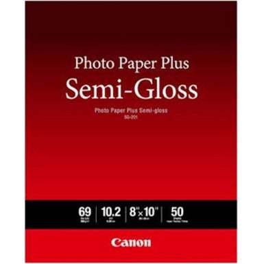 Canon Photo Paper Plus Photo Paper - 91 Brightness - 8" x 10" - 69 lb Basis Weight -