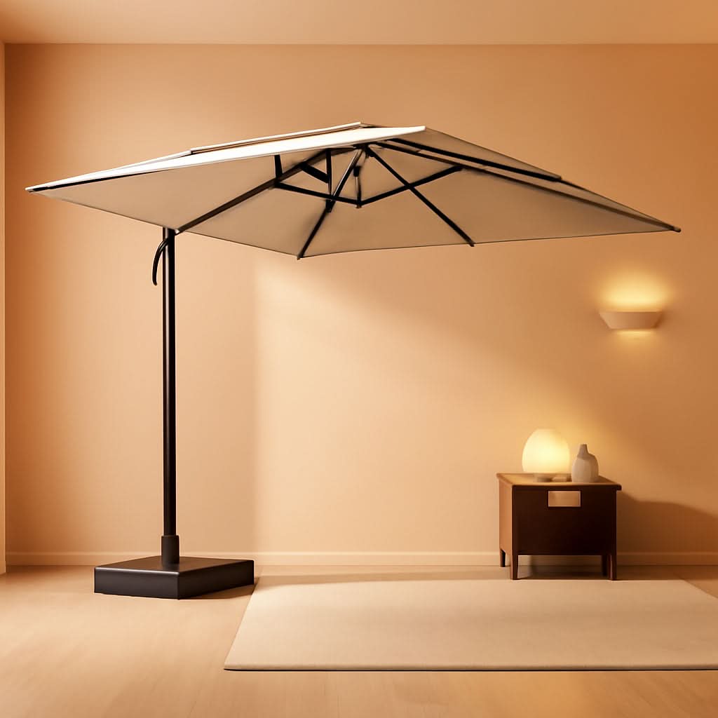 Cantilever Patio Umbrella 9 By 11.5 Feet 360 Rotation