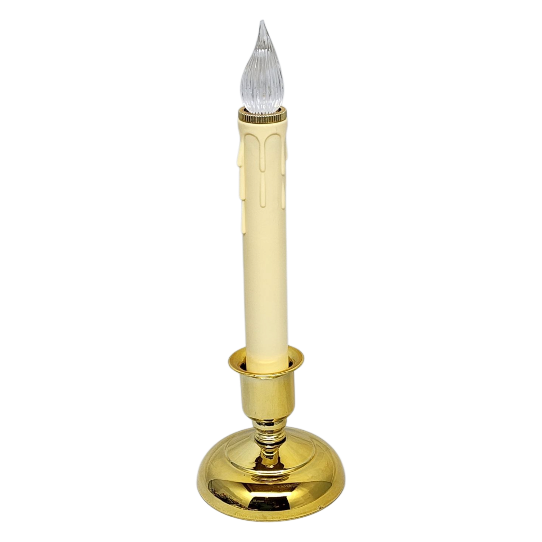 Cape Cod LED Window Candle - Brass