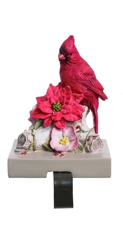 Cardinal & Blossom Stocking Holder - Style 2