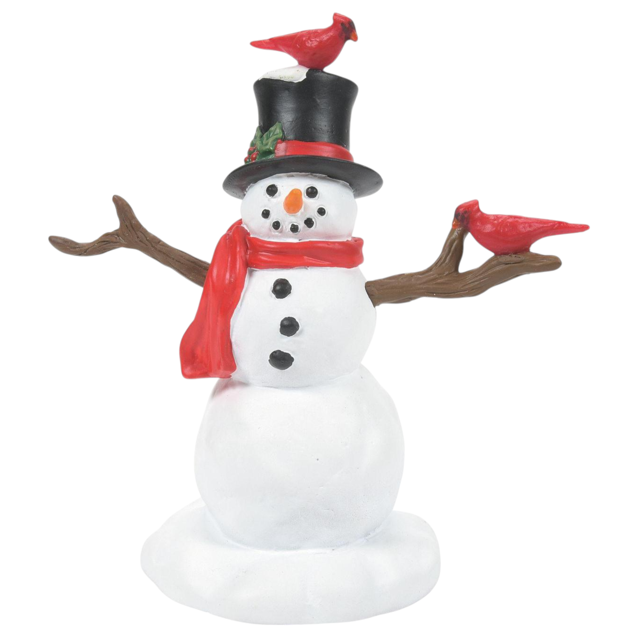 Cardinal Christmas Snowman