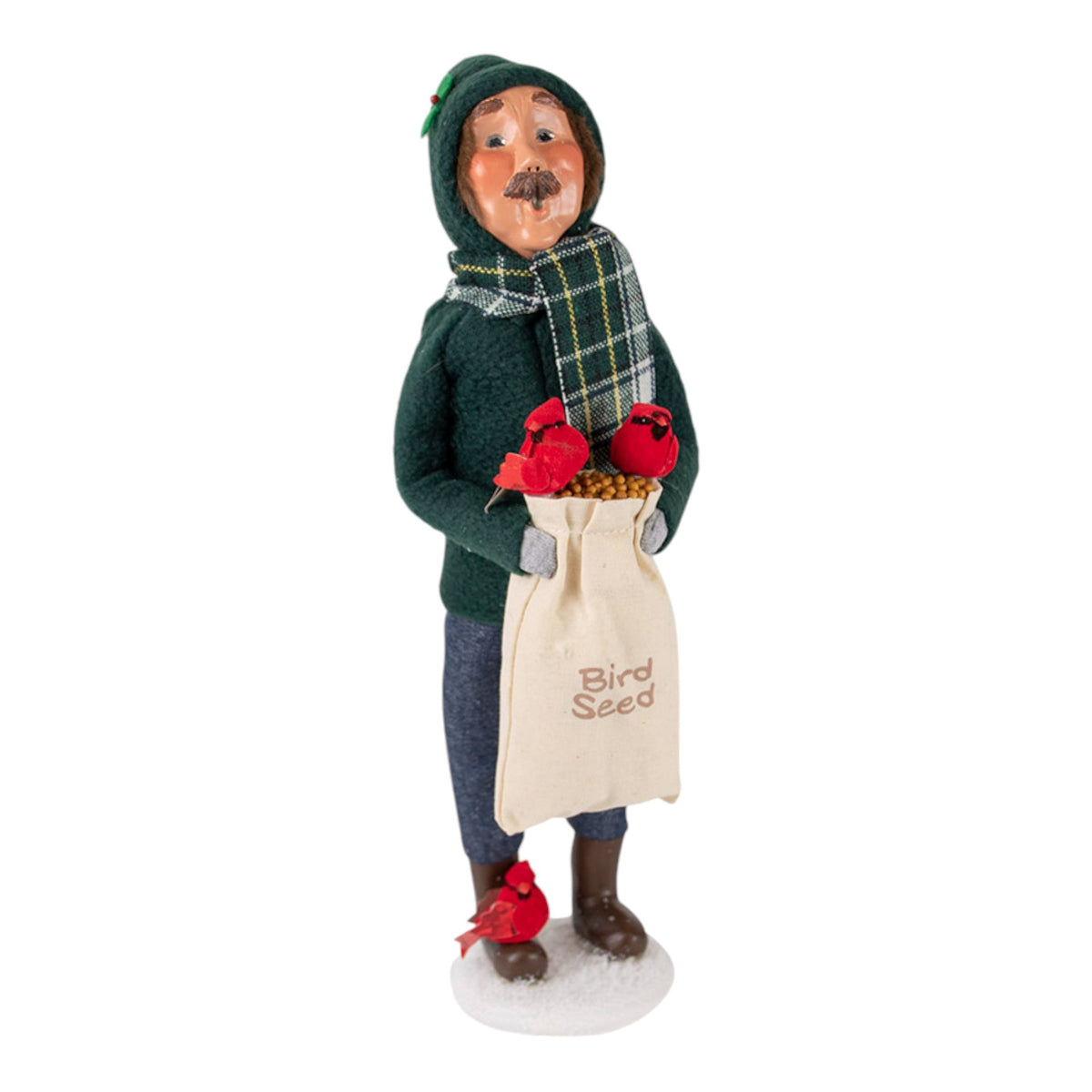 Cardinal Family Carolers - Man