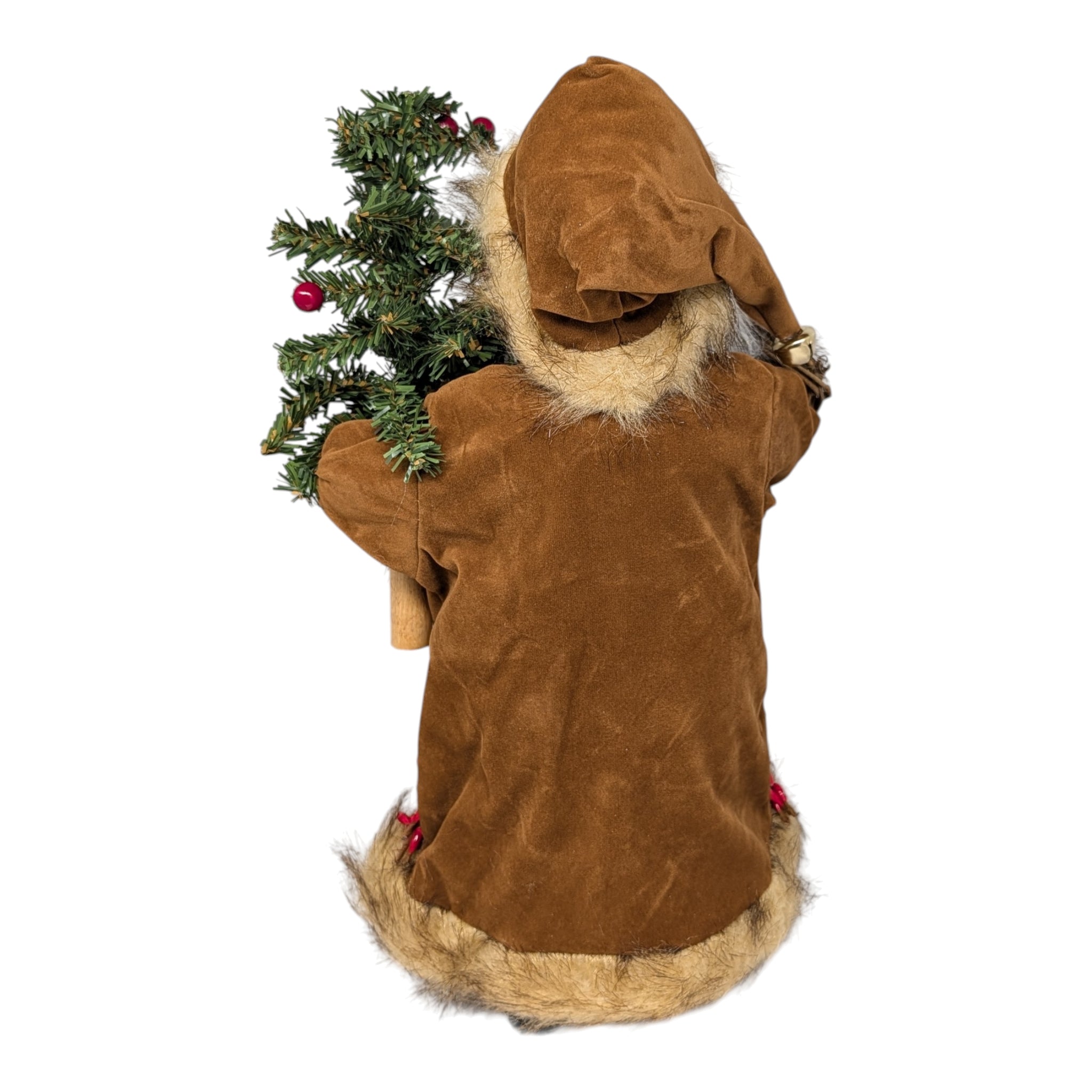 Cardinal and Berries Santa - 15"