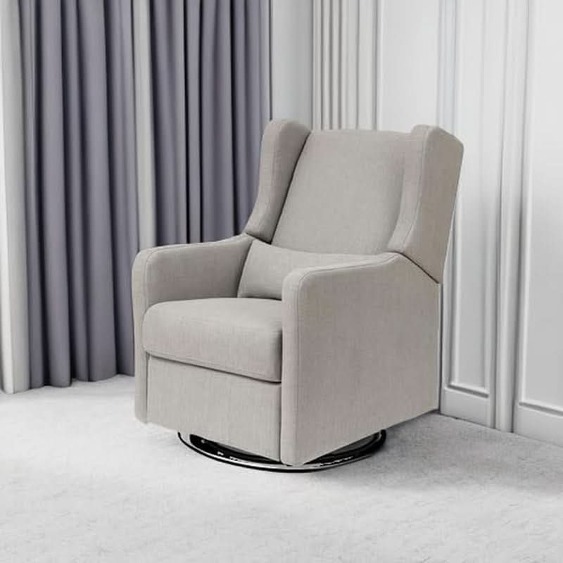 Carter's By Arlo Recliner Swivel Glider Water Repellent Performance Grey Linen