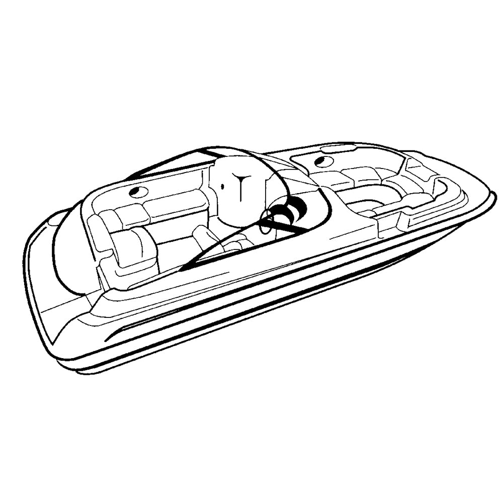 Carver Performance Poly-Guard Styled-to-Fit Boat Cover f/20.5&#39; Sterndrive Deck Boats