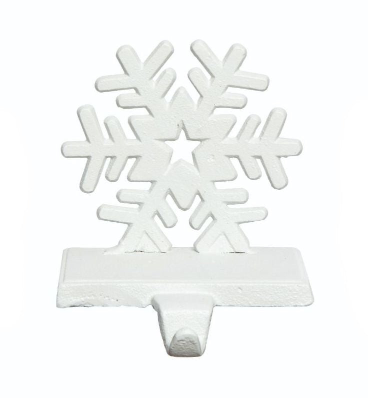 Cast Iron Snowflake Stocking Holder - Style #2