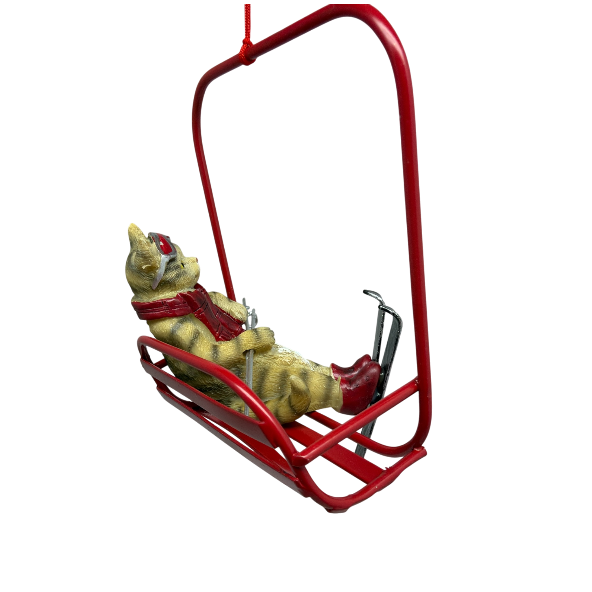 Cat Ski Lift Ornament