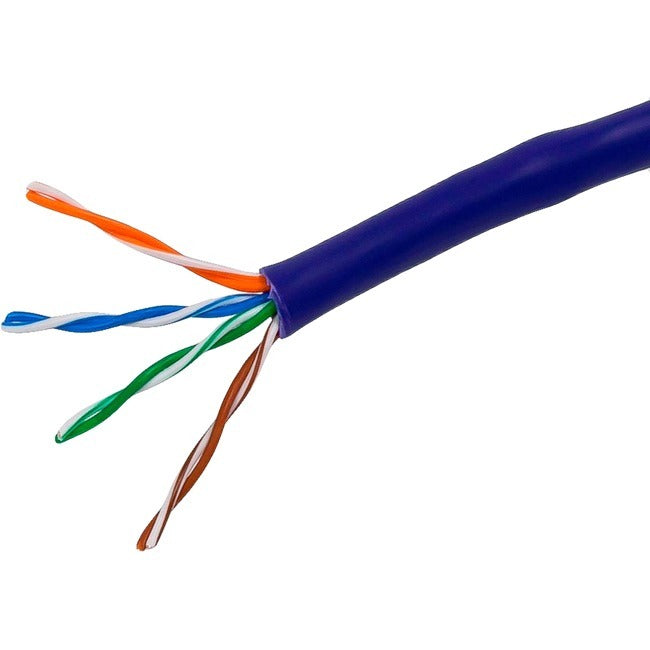 Cat5E Utp Solid (Cmr) - Purple - 1000Ft