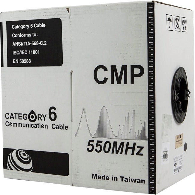 Cat6 Utp_(Cmp) - Black- 1000Ft
