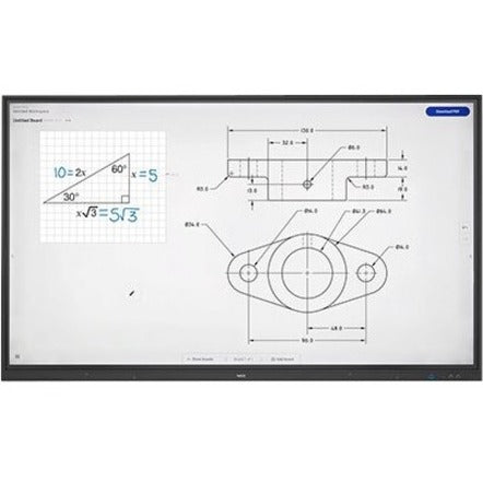 NEC Display 86 UHD Collaborative Board" CB861Q-C1