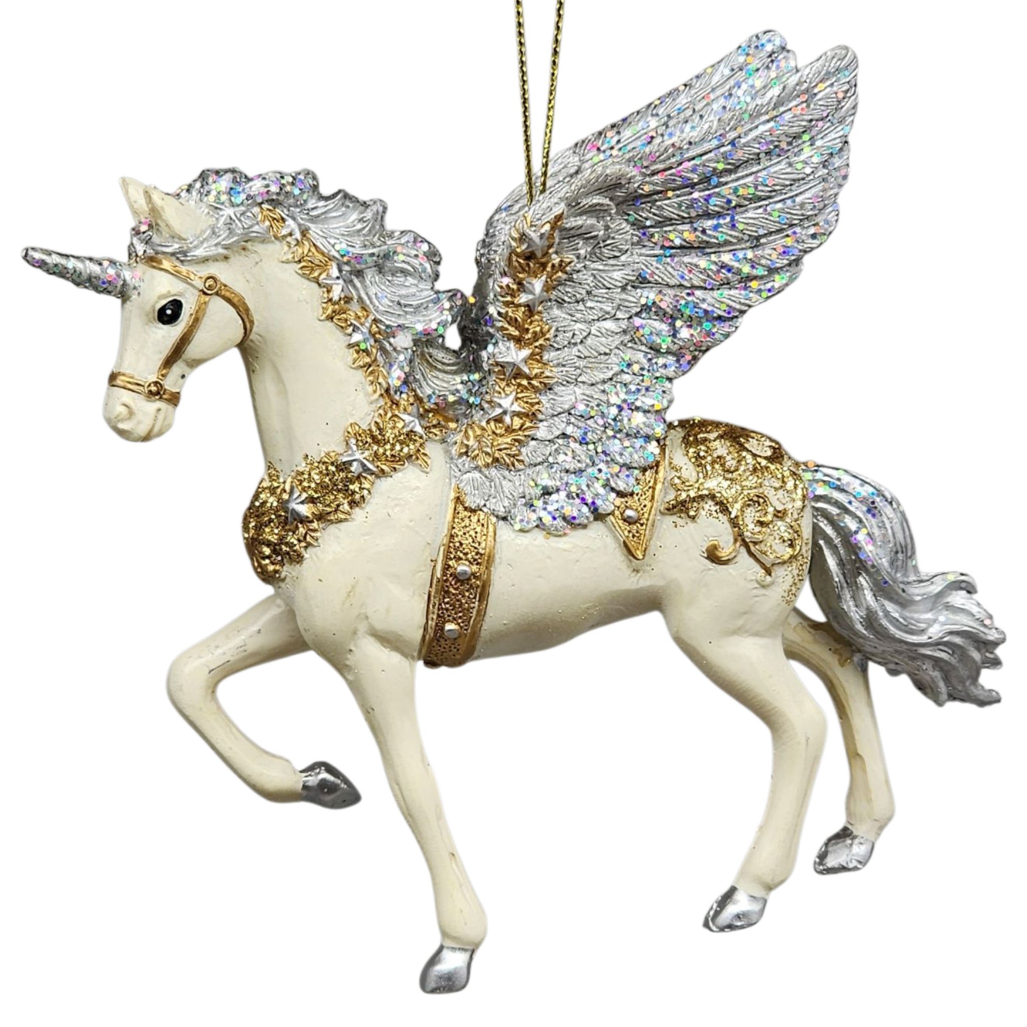 Celestial Pegasus Ornament - Approximately 5 Inches