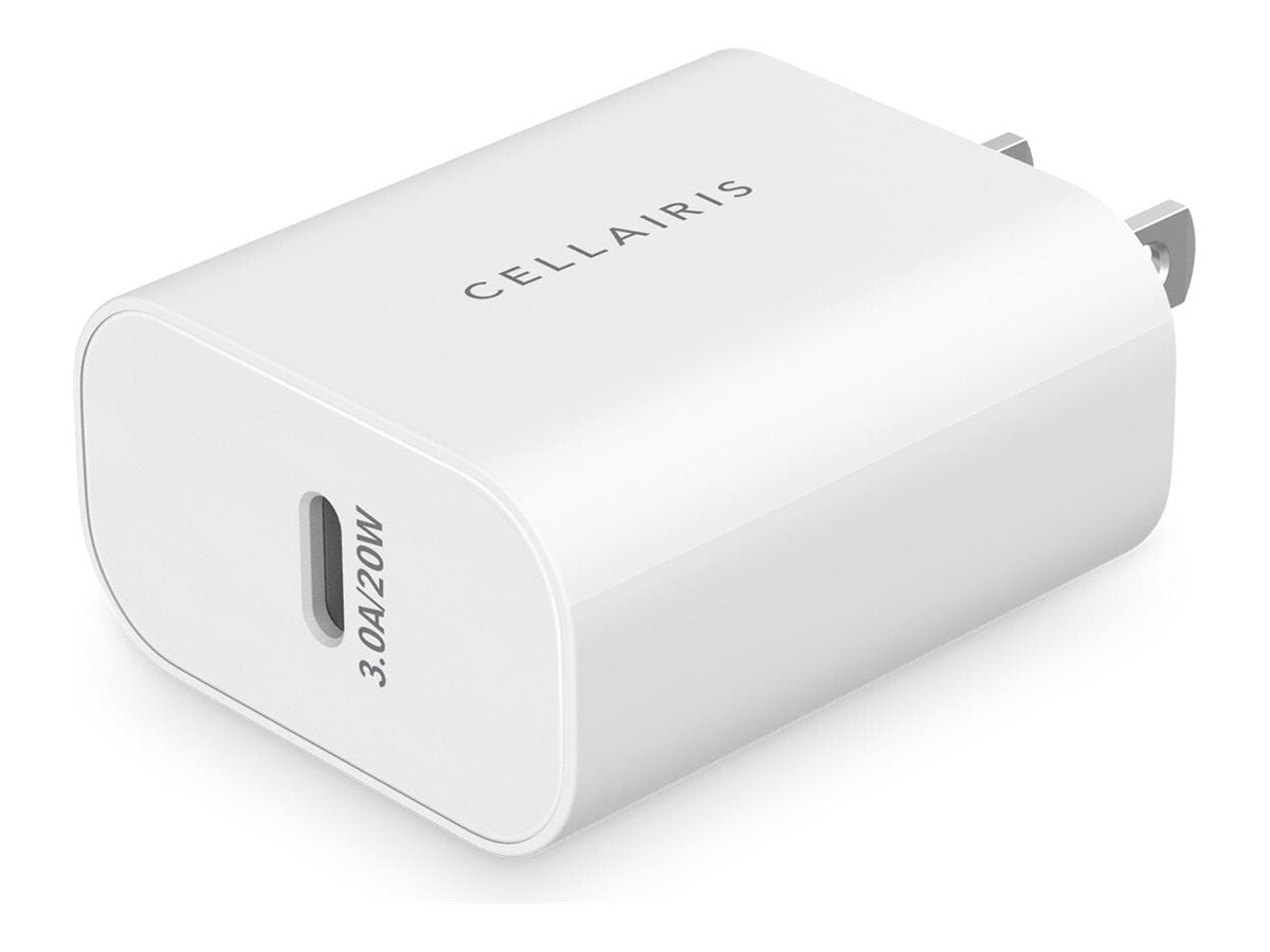 Cellairis 20W USB-C Wall Charger Fast Charging Bulk White