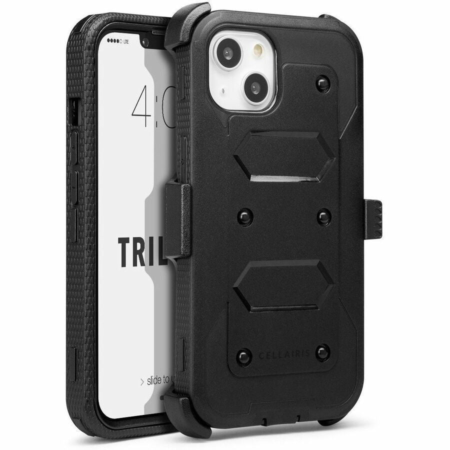 Cellairis Trilogy Rugged Carrying Case (Holster) Apple iPhone 13 Smartphone 43-0069001