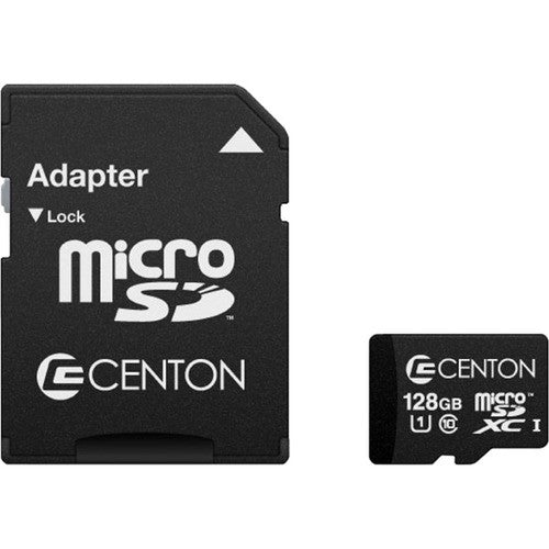 Centon 128GB Micro SDXC Card UHS1 Fast Storage for Smartphones & Cameras