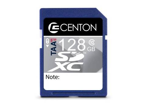 Centon 128GB TAA Compliant SDHC Card UHS-I Fast Storage