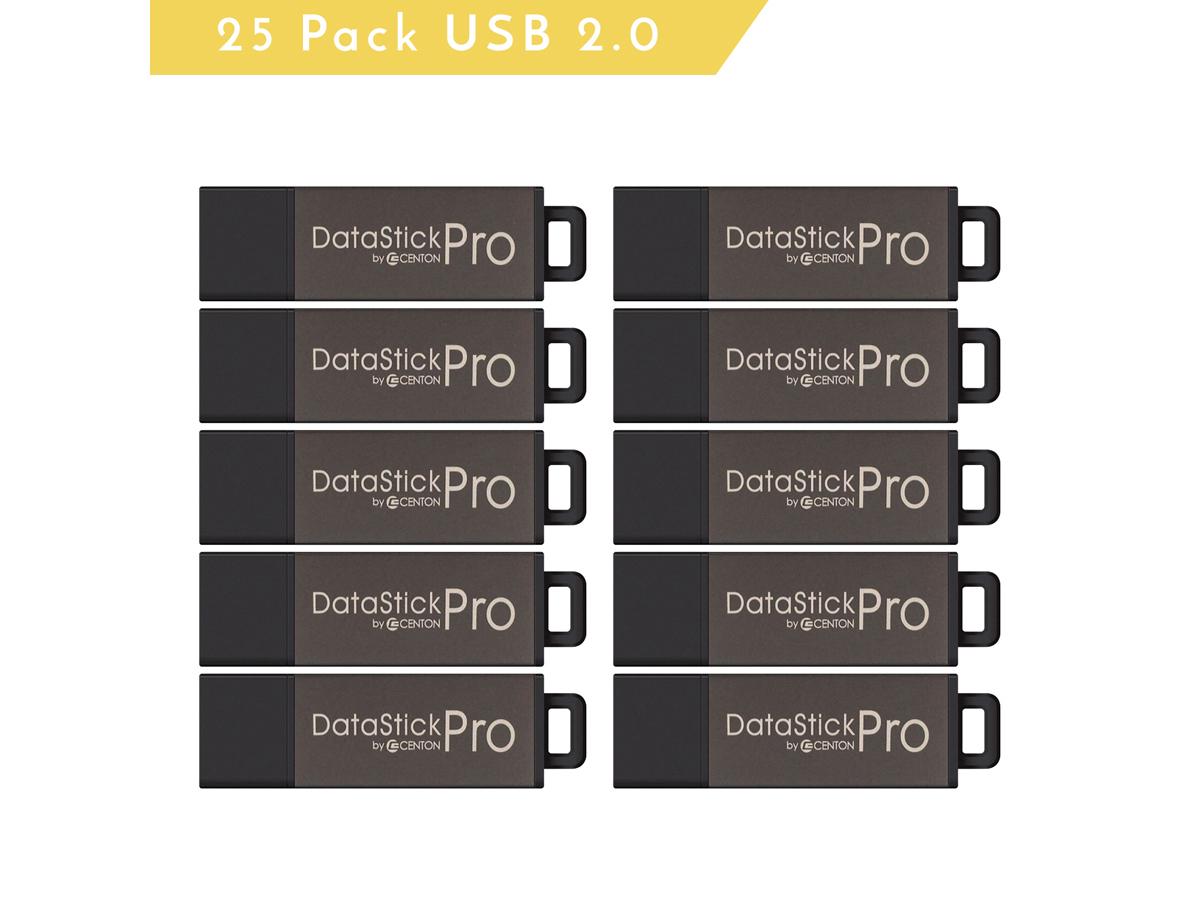 Centon 16GB USB 2.0 Datastick Pro 25-Pack Bulk Storage