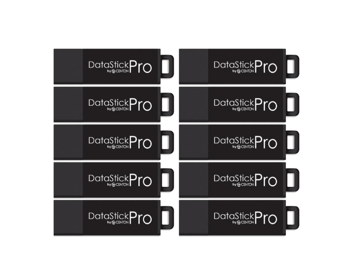 Centon 256GB USB 3.2 Gen1 Datastick Pro 10-Pack for Professionals