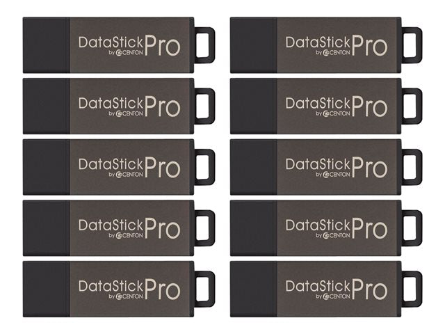 Centon 2GB USB 2.0 Datastick Pro Grey 50-Pack Bulk Storage