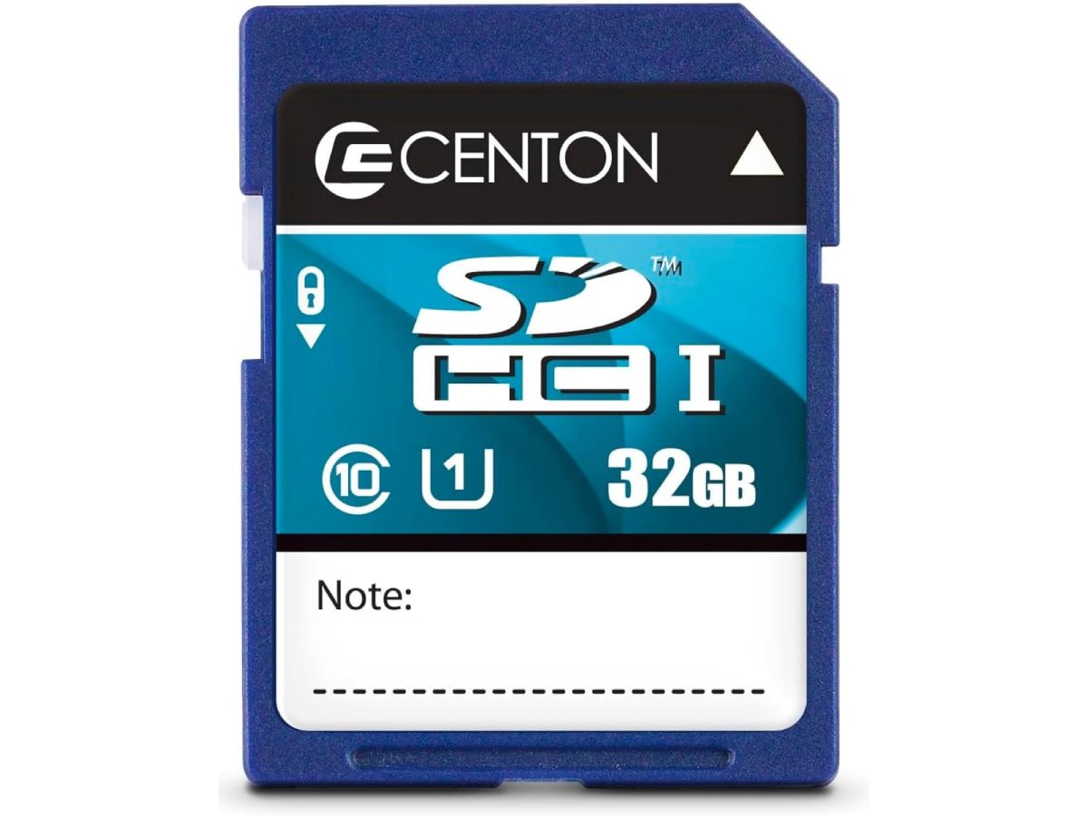 Centon 32GB SDHC UHS-I U1 Memory Card for HD Video Recording